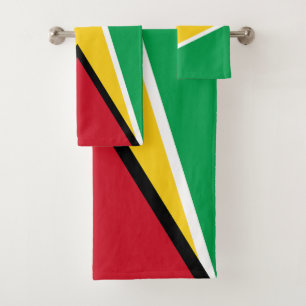 Flagge von Guyana Badhandtuch Set