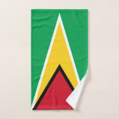 Flagge von Guyana Badhandtuch Set (Handtuch)