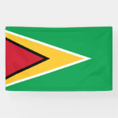 Flagge von Guyana Banner (Horizontal)
