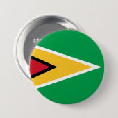 Flagge von Guyana Button (Vorne & Hinten)