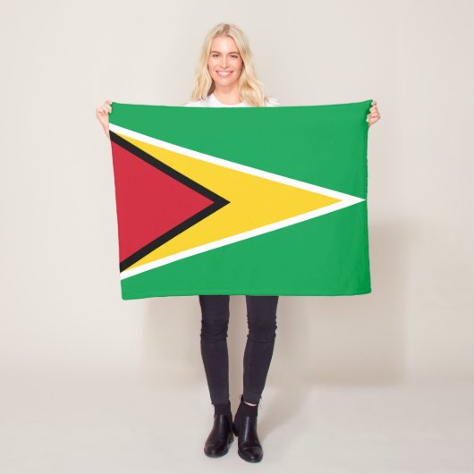 Flagge von Guyana Fleecedecke (Beispiel)