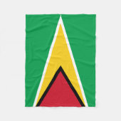 Flagge von Guyana Fleecedecke (Vorderseite)
