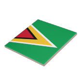 Flagge von Guyana Fliese (Seite)