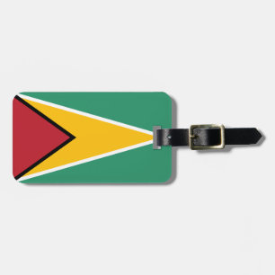 Flagge von Guyana Gepäckanhänger