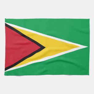 Flagge von Guyana Geschirrtuch