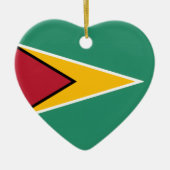 Flagge von Guyana Keramik Ornament (Vorne)