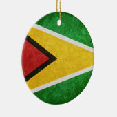 Flagge von Guyana Keramik Ornament (Rechts)