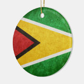 Flagge von Guyana Keramik Ornament (Links)
