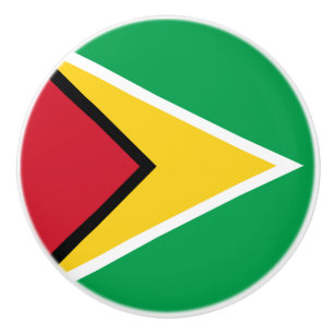 Flagge von Guyana Keramikknauf