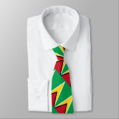 Flagge von Guyana Krawatte (Gebunden)