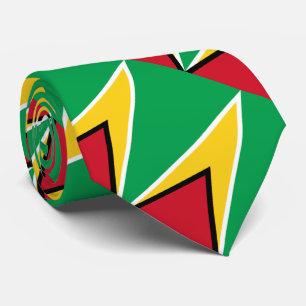 Flagge von Guyana Krawatte