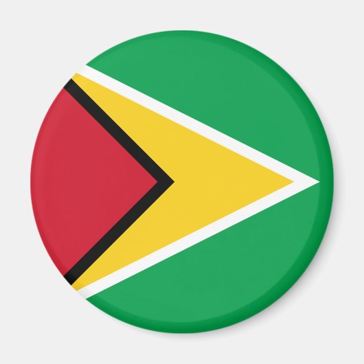 Flagge von Guyana Magnet (Vorne)