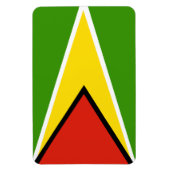 Flagge von Guyana Magnet (Vertikal)