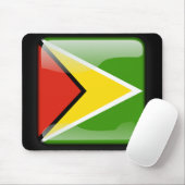 Flagge von Guyana Mousepad (Mit Mouse)