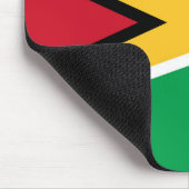 Flagge von Guyana Mousepad (Ecke)