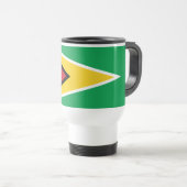 Flagge von Guyana Reisebecher (VorderseiteRechts)
