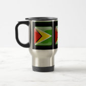 Flagge von Guyana Reisebecher (Links)
