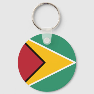 Flagge von Guyana Schlüsselanhänger