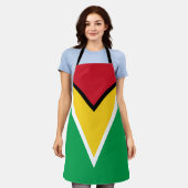 Flagge von Guyana Schürze (Getragen)