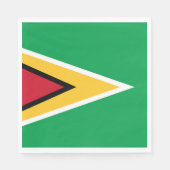 Flagge von Guyana Serviette (Vorderseite)