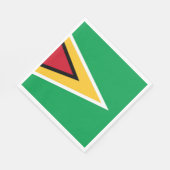 Flagge von Guyana Serviette (Ecke)