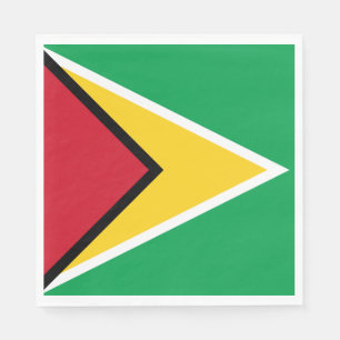 Flagge von Guyana Serviette