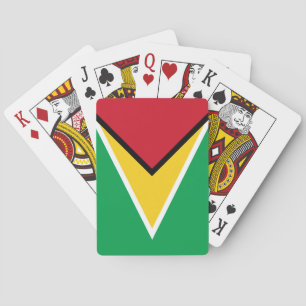 Flagge von Guyana Spielkarten