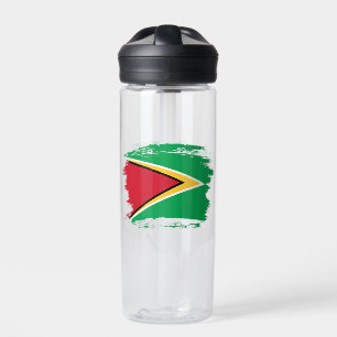 Flagge von Guyana Trinkflasche