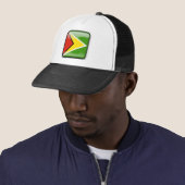 Flagge von Guyana Truckerkappe (Beispiel)