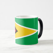 Flagge von Guyana Verwandlungstasse (VorderseiteRechts)