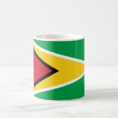 Flagge von Guyana Verwandlungstasse (Mittel)