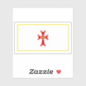 Flagge von Gyumri, Republik Armenien Aufkleber (Blatt)