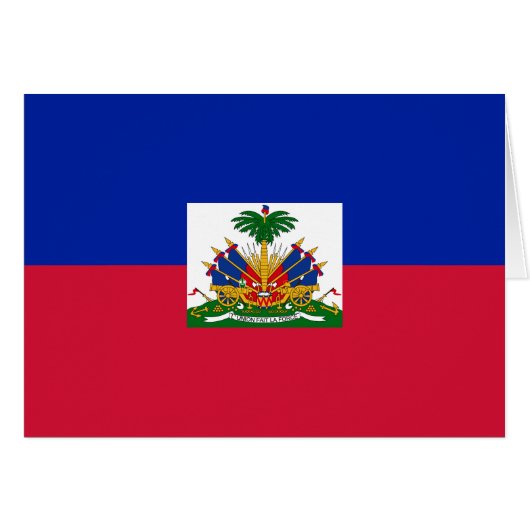 Flagge von Haiti (Vorderseite (Horizontal))