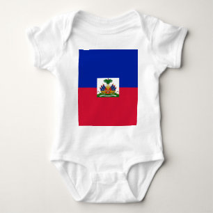 Flagge von Haiti Baby Strampler