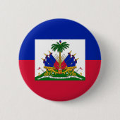 Flagge von Haiti Button (Vorderseite)