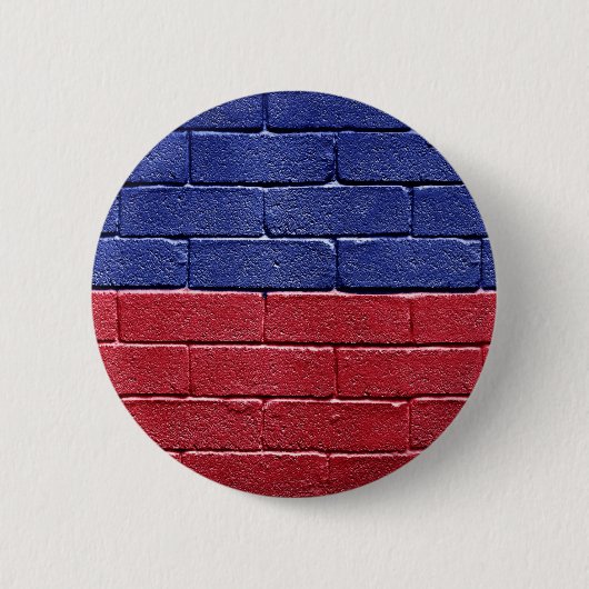 Flagge von Haiti Button (Vorderseite)
