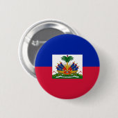 Flagge von Haiti Button (Vorne & Hinten)