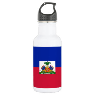 Flagge von Haiti Edelstahlflasche