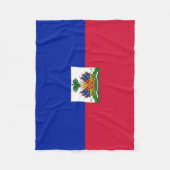 Flagge von Haiti Fleecedecke (Vorderseite)