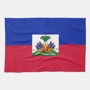 Flagge von Haiti Geschirrtuch