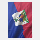 FLAGGE VON HAITI HANDTUCH (Vertikal)