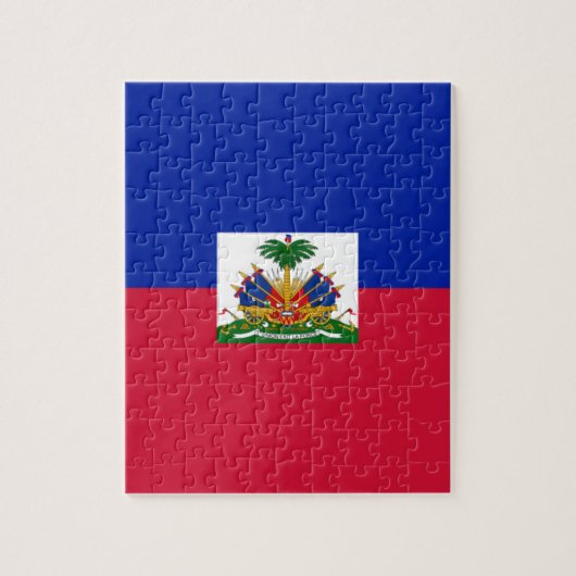 Flagge von Haiti Puzzle (Vertikal)