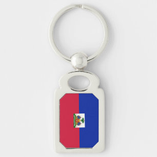 Flagge von Haiti Schlüsselanhänger