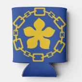 Flagge von Hamilton, Ontario Dosenkühler (Rückseite)