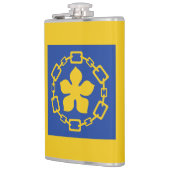 Flagge von Hamilton, Ontario Flask Flachmann (Links)