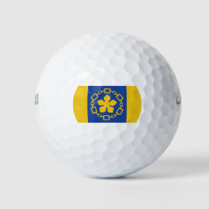 Flagge von Hamilton, Ontario Golf Balls Golfball