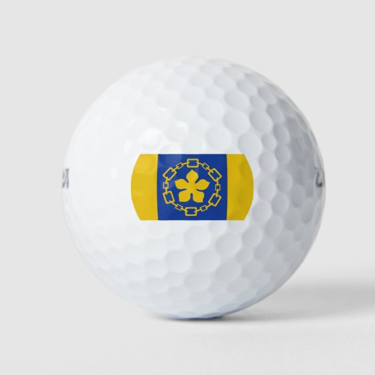 Flagge von Hamilton, Ontario Golf Balls Golfball (Vorderseite)