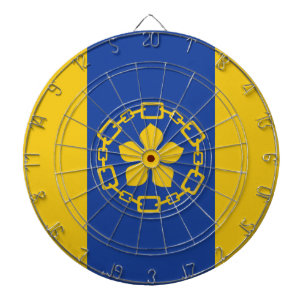 Flagge von Hamilton (Ontario, Kanada) Dartscheibe