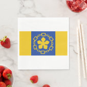 Flagge von Hamilton (Ontario, Kanada) Serviette (Beispiel)
