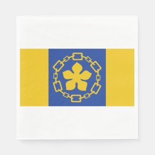 Flagge von Hamilton (Ontario, Kanada) Serviette